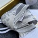 Replica perfetta Dior Toile de Jouy Sauvage Mitzah Sciarpa Twill di Seta Grigio Imitazione Outlet Online