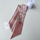Perfette Qualità Repliche Dior Oblique Mitzah Sciarpa Twill di Seta Rosa Imitazione