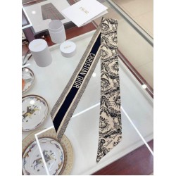 Miglior Falso Dior Toile de Jouy Soleil Mitzah Sciarpa Twill di seta Beige Economiche Premium