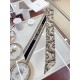 Miglior Falso Dior Toile de Jouy Soleil Mitzah Sciarpa Twill di seta Beige Economiche Premium