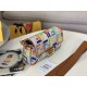 Replica perfetta Borsa media Baguette Fendi Tela multicolore Imitazione Outlet Online
