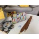 Replica perfetta Borsa media Baguette Fendi Tela multicolore Imitazione Outlet Online