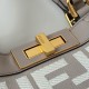 Replica perfetta Fendi Peekaboo-Tote Bag FF Grigio Imitazione Outlet Online