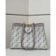 Replica perfetta Fendi Peekaboo-Tote Bag FF Grigio Imitazione Outlet Online
