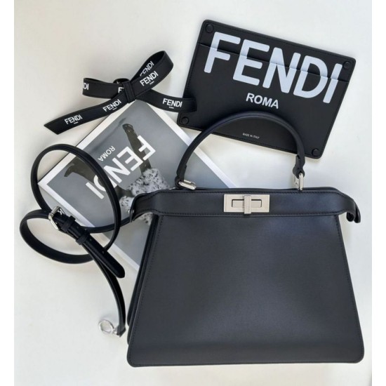 Perfette Qualità Repliche Borsa Peekaboo Fendi di Marc Jacobs Nero Imitazione
