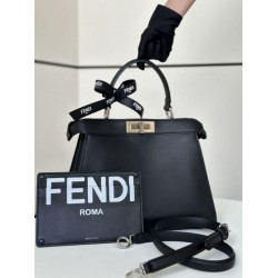 Perfette Qualità Repliche Borsa Peekaboo Fendi di Marc Jacobs Nero Imitazione