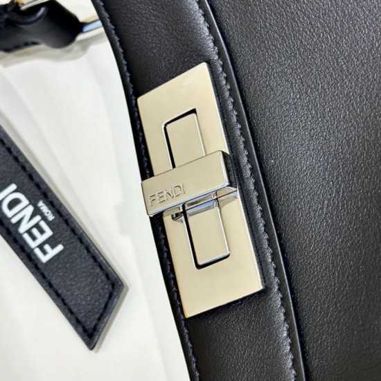 Perfette Qualità Repliche Borsa Peekaboo Fendi di Marc Jacobs Nero Imitazione