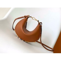 Migliore Repliche Mini borsa Fendi Fendigraphy marrone Economiche Outlet Online
