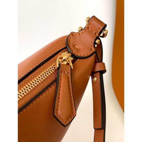 Migliore Repliche Mini borsa Fendi Fendigraphy marrone Economiche Outlet Online