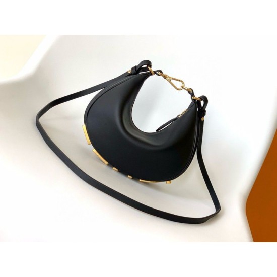 Migliore Repliche Fendi Fendigraphy Mini Bag Nero Economiche Outlet Online