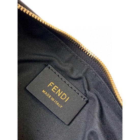 Migliore Repliche Fendi Fendigraphy Mini Bag Nero Economiche Outlet Online