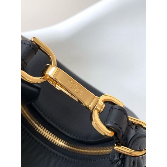Migliore Repliche Fendi Fendigraphy Mini Bag Nero Economiche Outlet Online