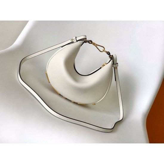 Perfette Qualità Repliche Fendi Fendigraphy Mini Bag Bianco Imitazione