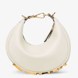 Perfette Qualità Repliche Fendi Fendigraphy Mini Bag Bianco Imitazione