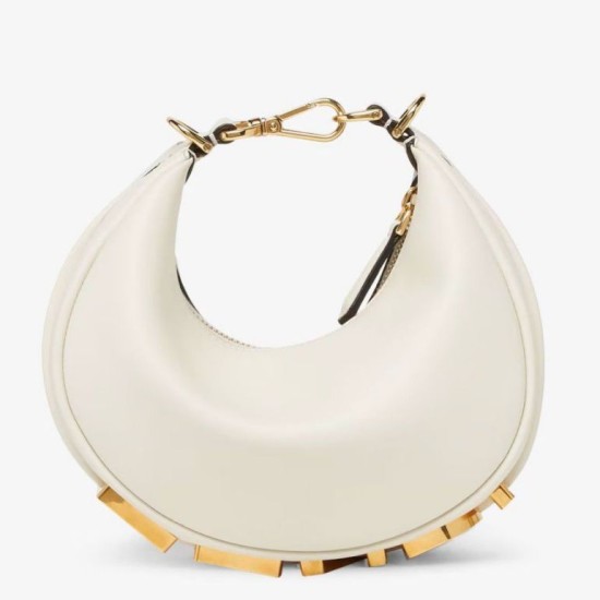 Perfette Qualità Repliche Fendi Fendigraphy Mini Bag Bianco Imitazione