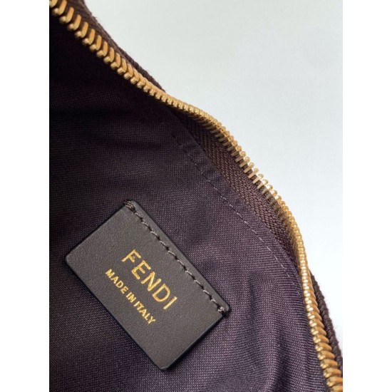 Migliore Replica Fendi Fendigraphy Mini Bag Marrone FF Jacquard Fabric Imitazioni Outlet Italia Miglior Falso Fendi Fendigraphy Mini Bag Marrone FF Jacquard Fabric Economiche Premium