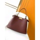 Miglior Falso Fendi Peekaboo Soft Large Bag Marrone Scuro Economiche Premium
