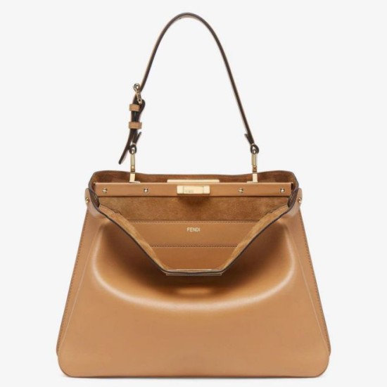 Miglior Falso Fendi Peekaboo Soft Medium Bag Marrone Economiche Premium