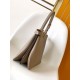 Perfette Qualità Repliche Fendi Peekaboo Soft Medium Bag Grigio Tortora Imitazione