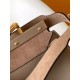 Perfette Qualità Repliche Fendi Peekaboo Soft Medium Bag Grigio Tortora Imitazione