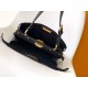Perfette Qualità Repliche Fendi Peekaboo Soft Medium Bag Nero Imitazione