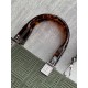 Replica perfetta Borsa shopper media Sunshine Fendi Tessuto FF Verde Imitazione Outlet Online