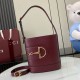 Replica perfetta Borsa a secchiello mini Gucci 73 833665 Rossa Imitazione Outlet Online