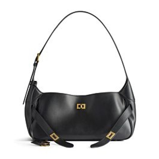 Miglior Falso Balenciaga Bel Air Small Shoulder Bag Nero Economiche Premium