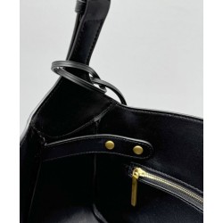 Miglior Falso Balenciaga Bel Air Small Shoulder Bag Nero Economiche Premium