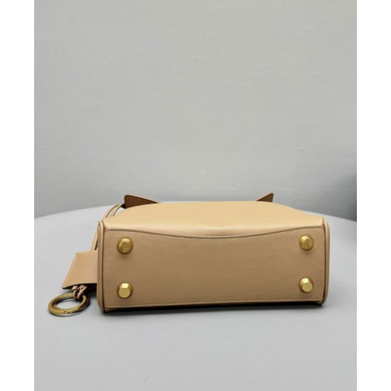 Replica perfetta Balenciaga Rodeo Mini Handbag Albicocca Imitazione Outlet Online