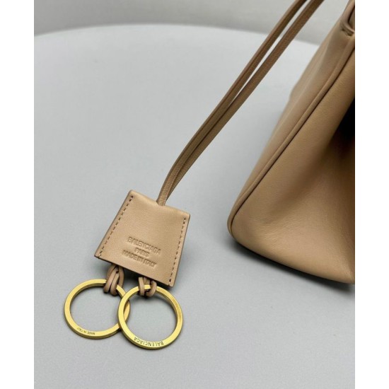 Replica perfetta Balenciaga Rodeo Mini Handbag Albicocca Imitazione Outlet Online