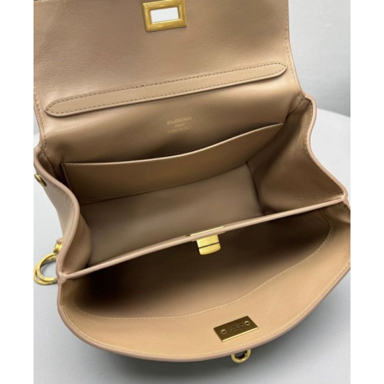 Replica perfetta Balenciaga Rodeo Mini Handbag Albicocca Imitazione Outlet Online