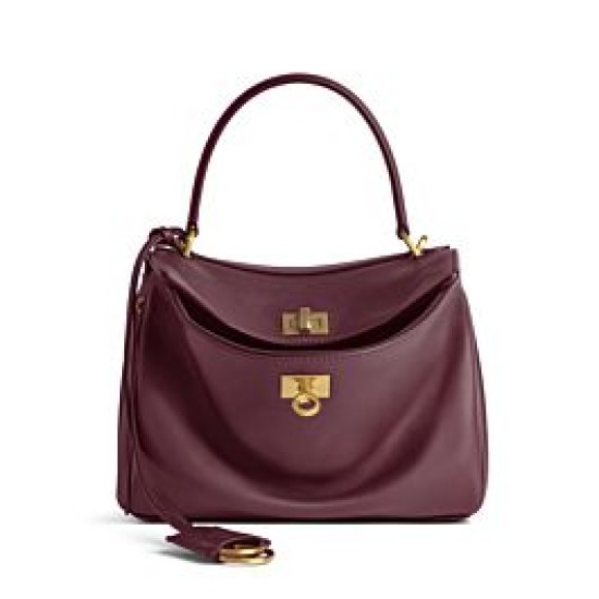 Migliore Repliche Balenciaga Rodeo Mini Handbag Malva Economiche Outlet Online