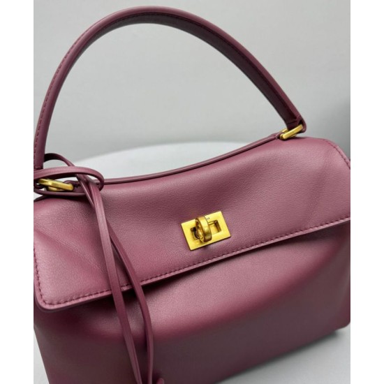 Migliore Repliche Balenciaga Rodeo Mini Handbag Malva Economiche Outlet Online