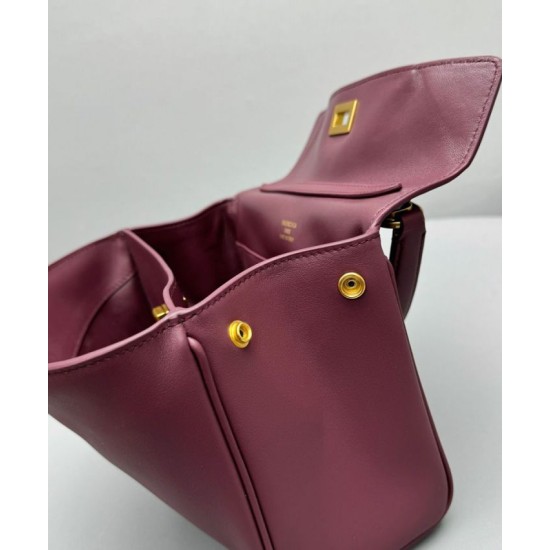 Migliore Repliche Balenciaga Rodeo Mini Handbag Malva Economiche Outlet Online