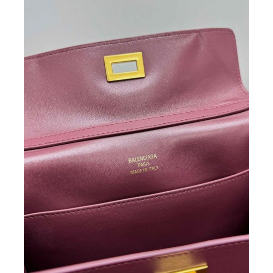 Migliore Repliche Balenciaga Rodeo Mini Handbag Malva Economiche Outlet Online