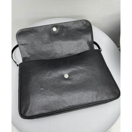 Miglior Falso Balenciaga Grungy Medium Messenger Bag Nero Economiche Premium