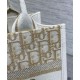 Replica perfetta Borsa Dior Book Tote piccola color crema Imitazione Outlet Online