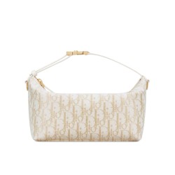 Replica perfetta Dior Medium DiorTravel Nomad Pouch Cream Imitazione Outlet Online
