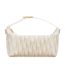 Replica perfetta Dior Medium DiorTravel Nomad Pouch Cream Imitazione Outlet Online