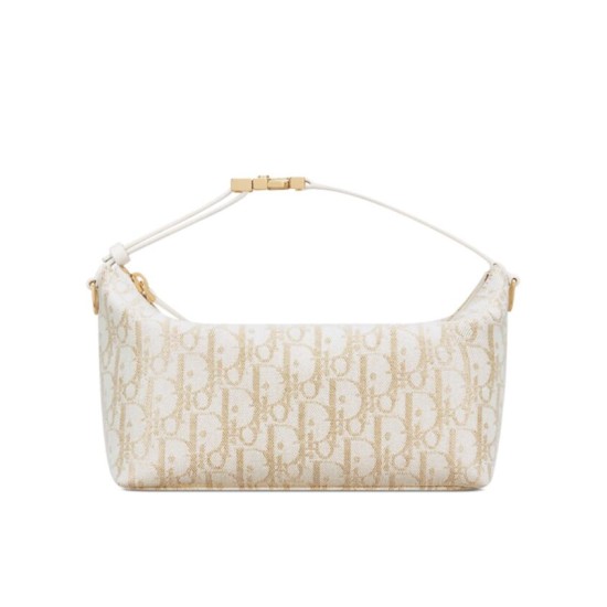 Replica perfetta Dior Medium DiorTravel Nomad Pouch Cream Imitazione Outlet Online