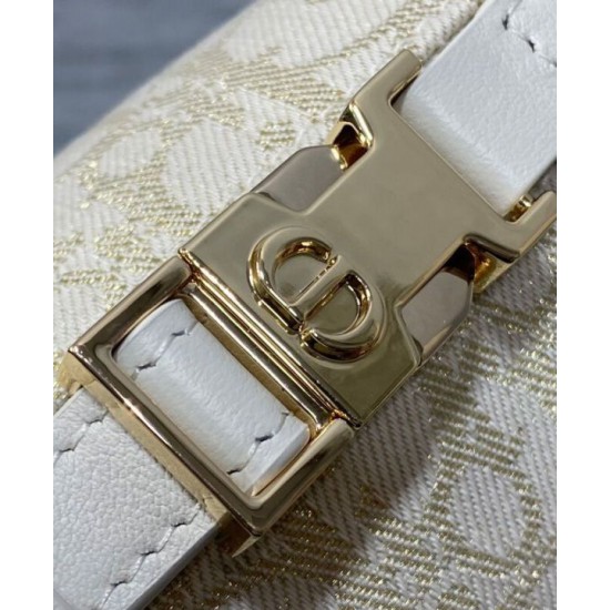 Replica perfetta Dior Medium DiorTravel Nomad Pouch Cream Imitazione Outlet Online