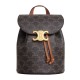 Replica perfetta Zaino Celine Celine Bonnie Triomphe Canvas Coffee Imitazione Outlet Online