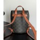 Replica perfetta Zaino Celine Celine Bonnie Triomphe Canvas Coffee Imitazione Outlet Online
