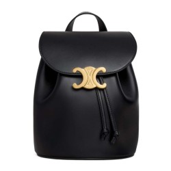 Miglior Falso Zaino Celine Celine Bonnie Pelle di vitello liscia Nero Economiche Premium