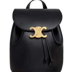 Miglior Falso Zaino Celine Celine Bonnie Pelle di vitello liscia Nero Economiche Premium