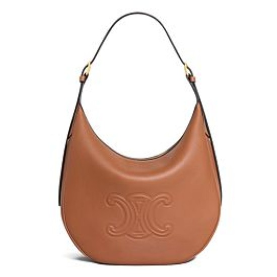 Repliche Borsa Celine Heloise Supple Pelle di vitello color caffè