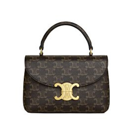 Repliche Borsa Celine Teen Nino Triomphe Caffè Imitazioni Premium Replica perfetta Borsa Celine Teen Nino Triomphe Caffè Imitazione Outlet Online