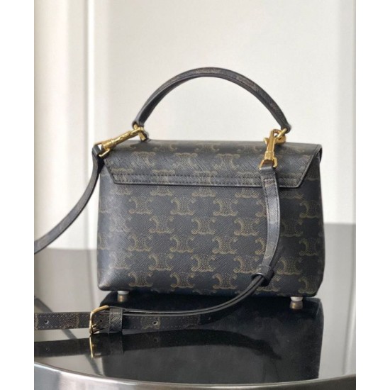 Repliche Borsa Celine Teen Nino Triomphe Caffè Imitazioni Premium Replica perfetta Borsa Celine Teen Nino Triomphe Caffè Imitazione Outlet Online
