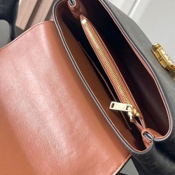 Replica perfetta Borsa Celine Teen Nino Triomphe Caffè Imitazione Outlet Online